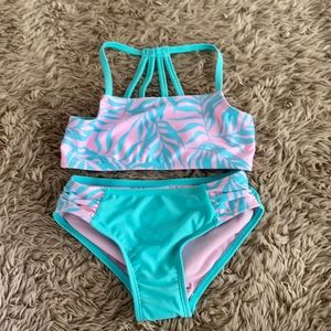 Target. Size XS(4/5). Pink and turquoise.